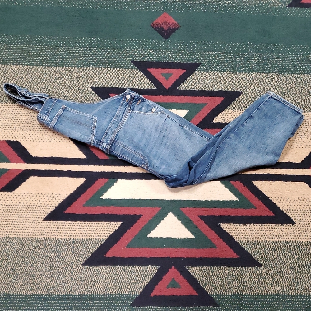 Old Navy Light Blue Denim Overalls